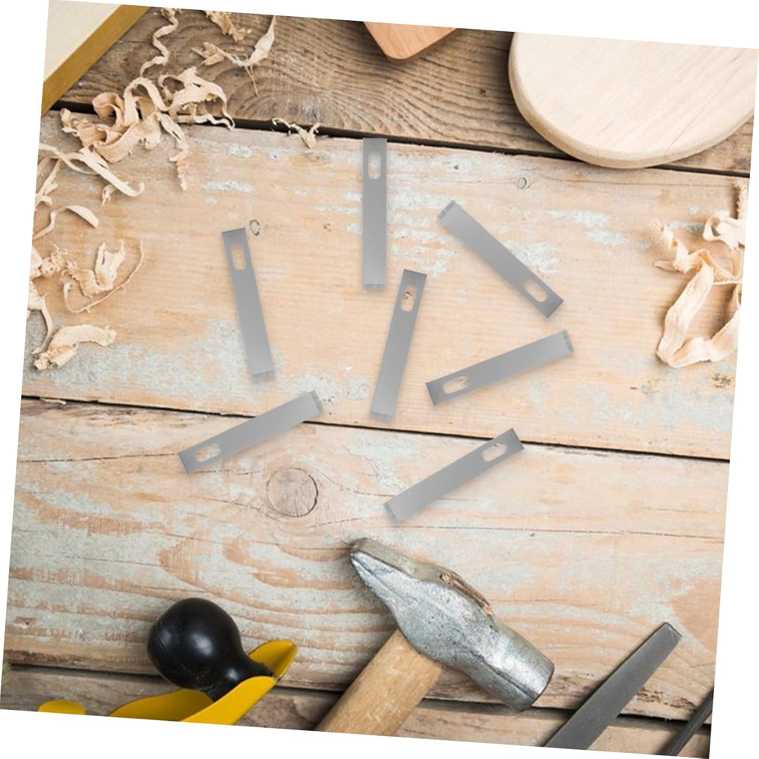 OSALADI 100pcs DIY Cutter Blades Sharp Replacement Blades for Engraving Hobby and Papercraft Projects Precision Cutting Tools for Wood and Plastic