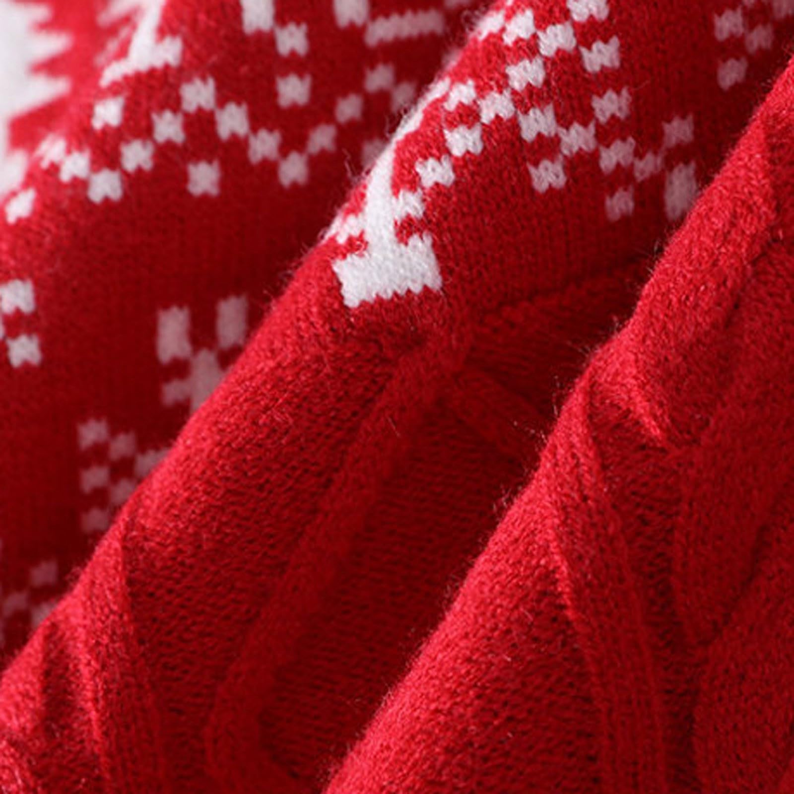 Maglioni Natale, Maglia Natalizia Uomo Maglione Brutto di Natale Cotone Maglione Uomo Invernale Natalizio Girocollo Maglione Lungo Inverno Maglioni Natale per Coppia Ugly Christmas Sweater