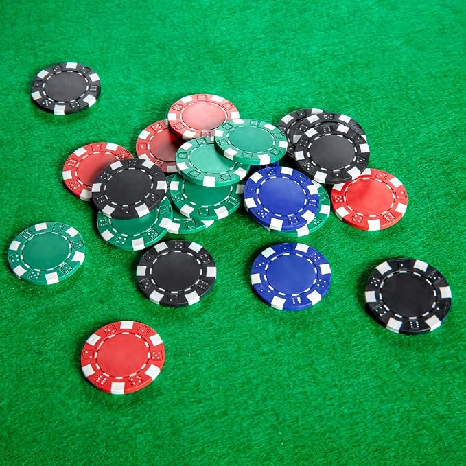 Set de fichas de poker - 200 piezas con estuche de aluminio miniatura 8