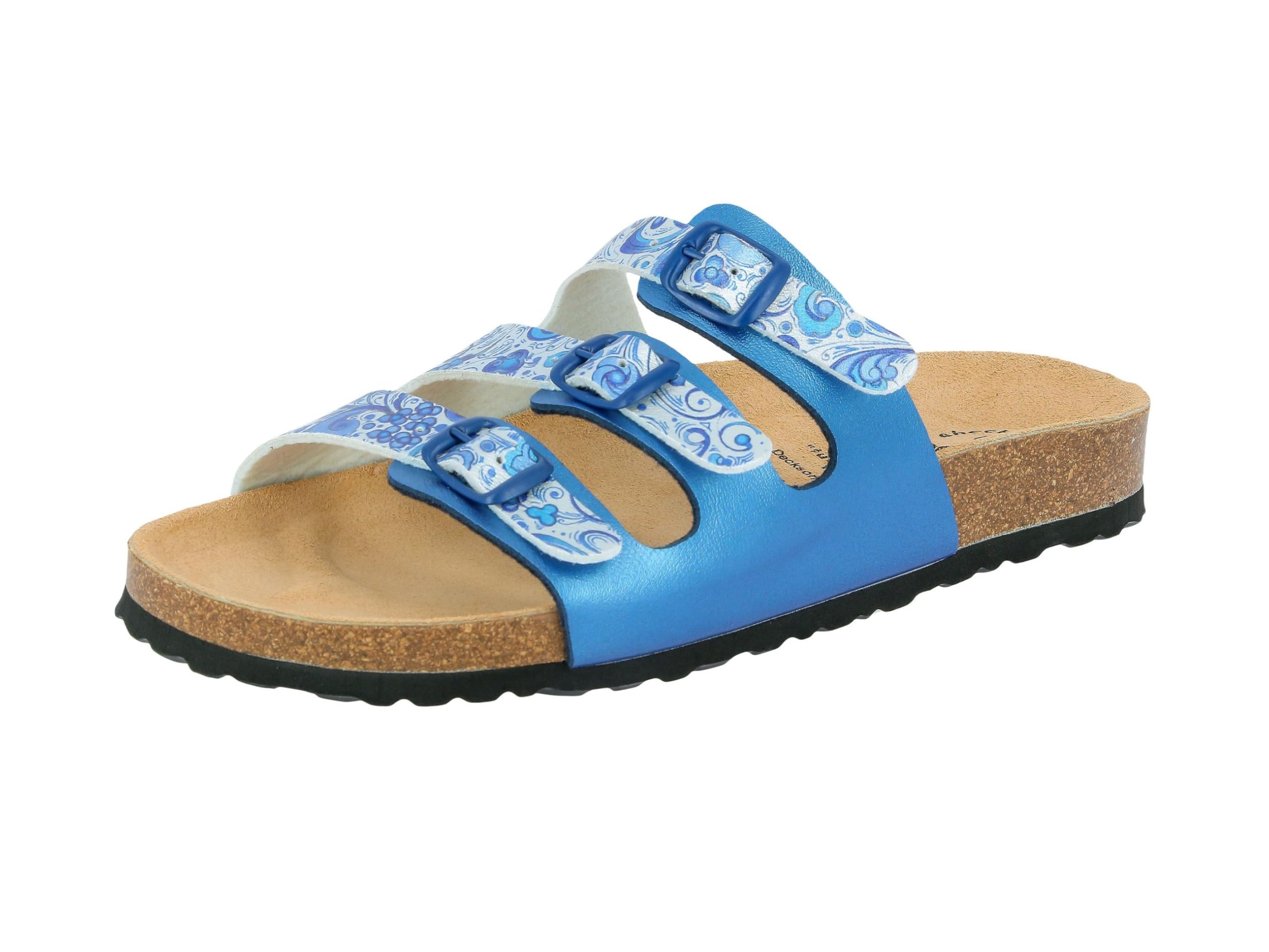Lico Damen Bioline Flower Pantoletten
