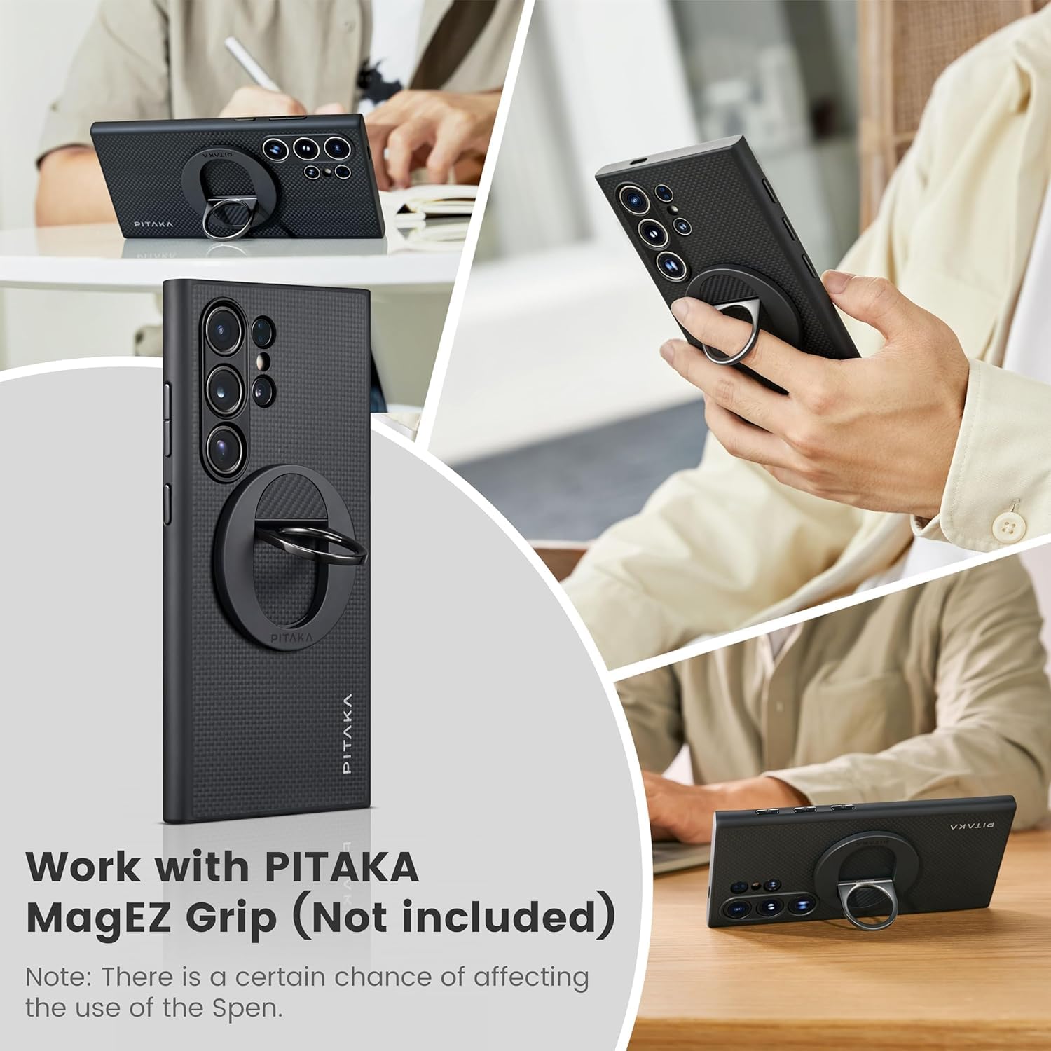 PITAKA for S24 Ultra Case, 6.8 Inch, Compatible with