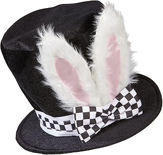 Comprar W WIDMANN MILANO Party Fashion 10021 - Cilindro con orejas de conejo moldeables, conejo, país de las maravillas, cuento de hadas, sombrero, fiesta temática, carnaval