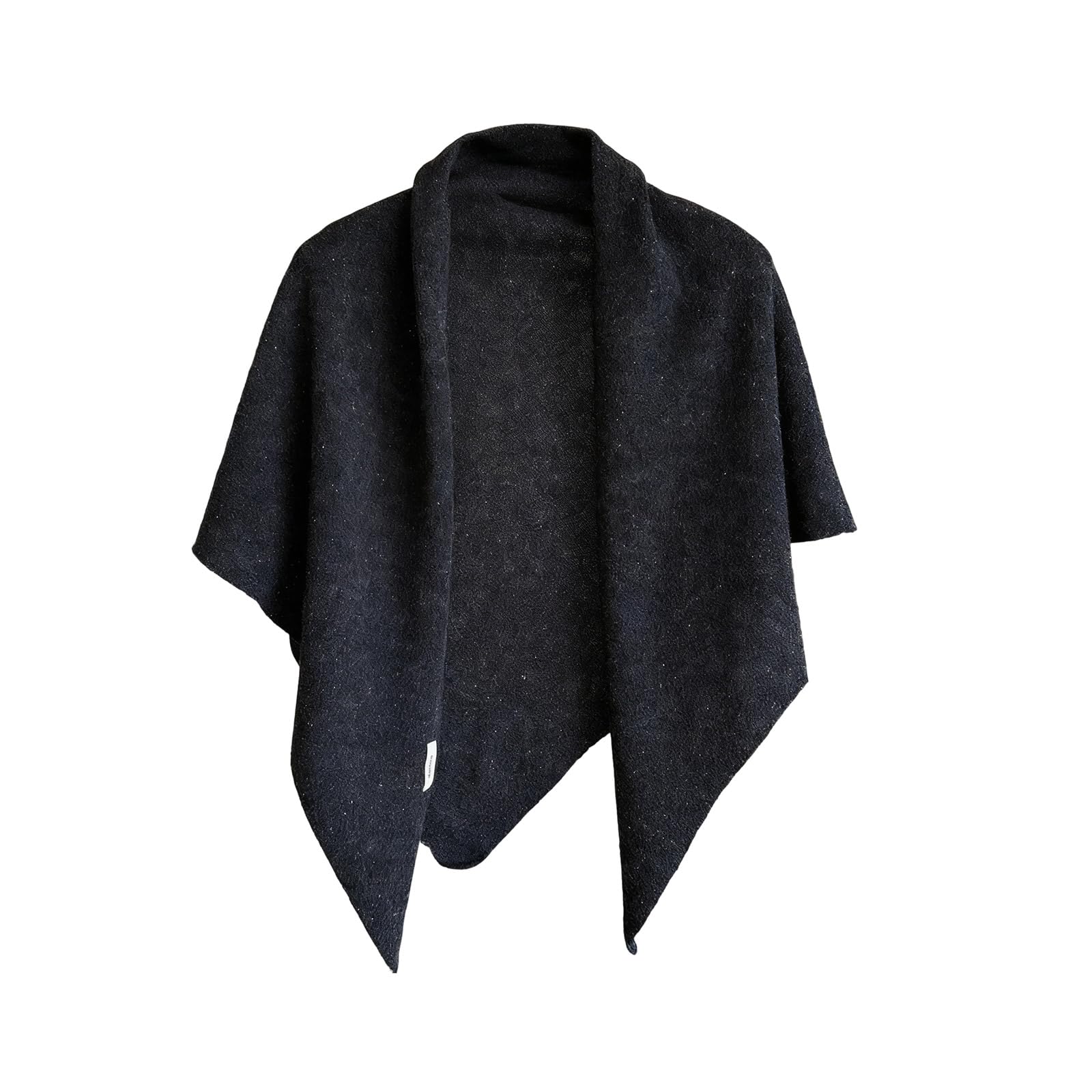 MICFENY Wool Triangular Scarf For Women Winter Shawl Wrap Soft Warm Fashionable Neck Cover