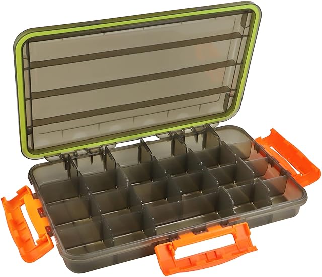 Qjiqw Tackle Box Organizer Waterproof 3700 Fishing Storage Organizer