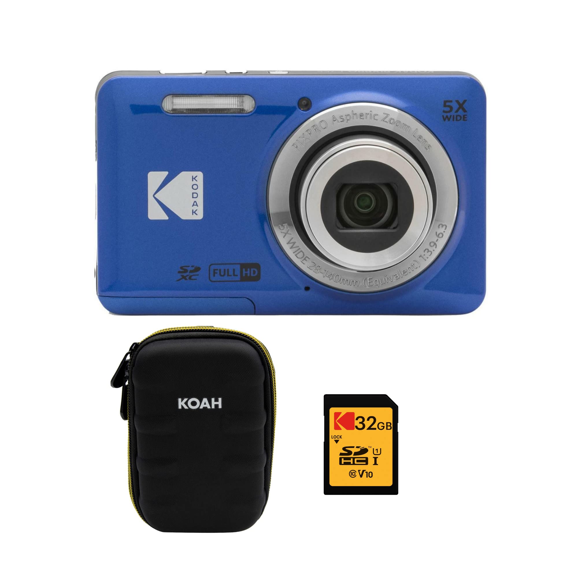 Amazon | KODAK PIXPRO Friendly Zoom FZ55-BL 16MP Digital Camera