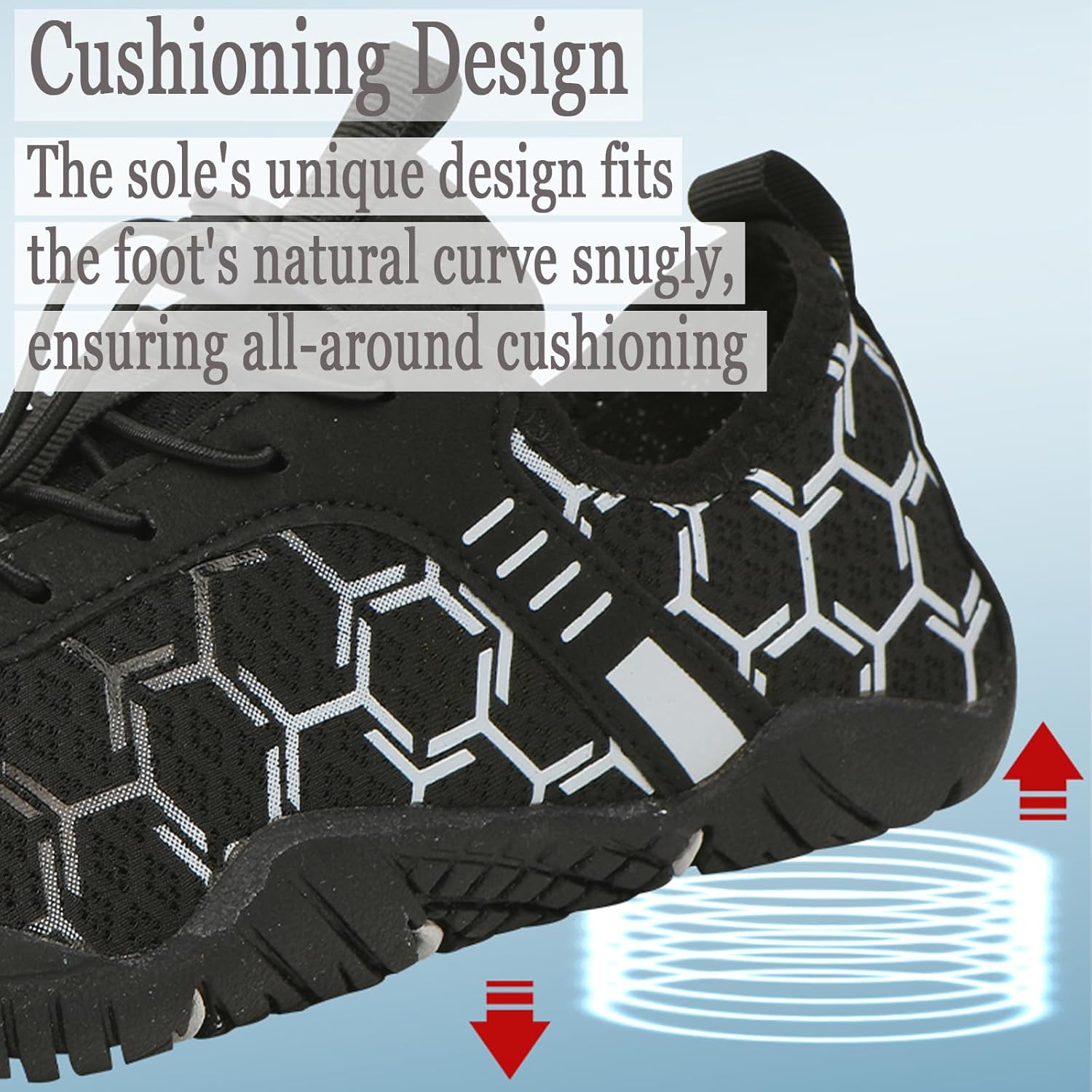 Women's Men's Hike Barefoot Shoes Wide Toe Box Water Shoes Quick Dry Swim Shoe Breathable & Non-Slip for Pool Beach Surf Walk Water Yoga - Image 8