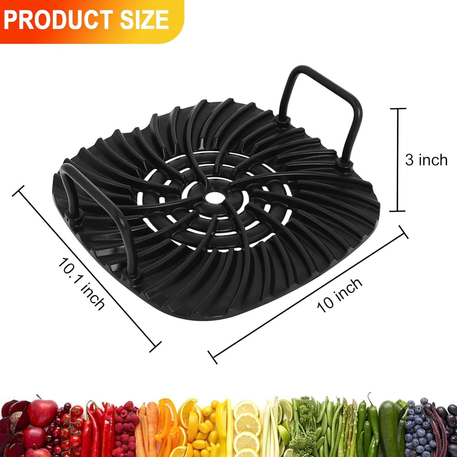 Grill Grate Compatible with Ninja Foodi AG301, AG300, AG301C, AG302, AG400, IG301A, IG302Q, Replacement Parts for Ninja Foodi 5-in-1 Indoor, Non-stick Grill Griddle for IG350Q, LG450CCO, LG450CO
