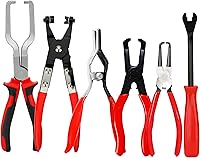 Vista 7 de Herramienta de desconexión de línea de combustible 4 en 1: juego de alicates con alicates de 80°, removedor de manguera, pinza de filtro