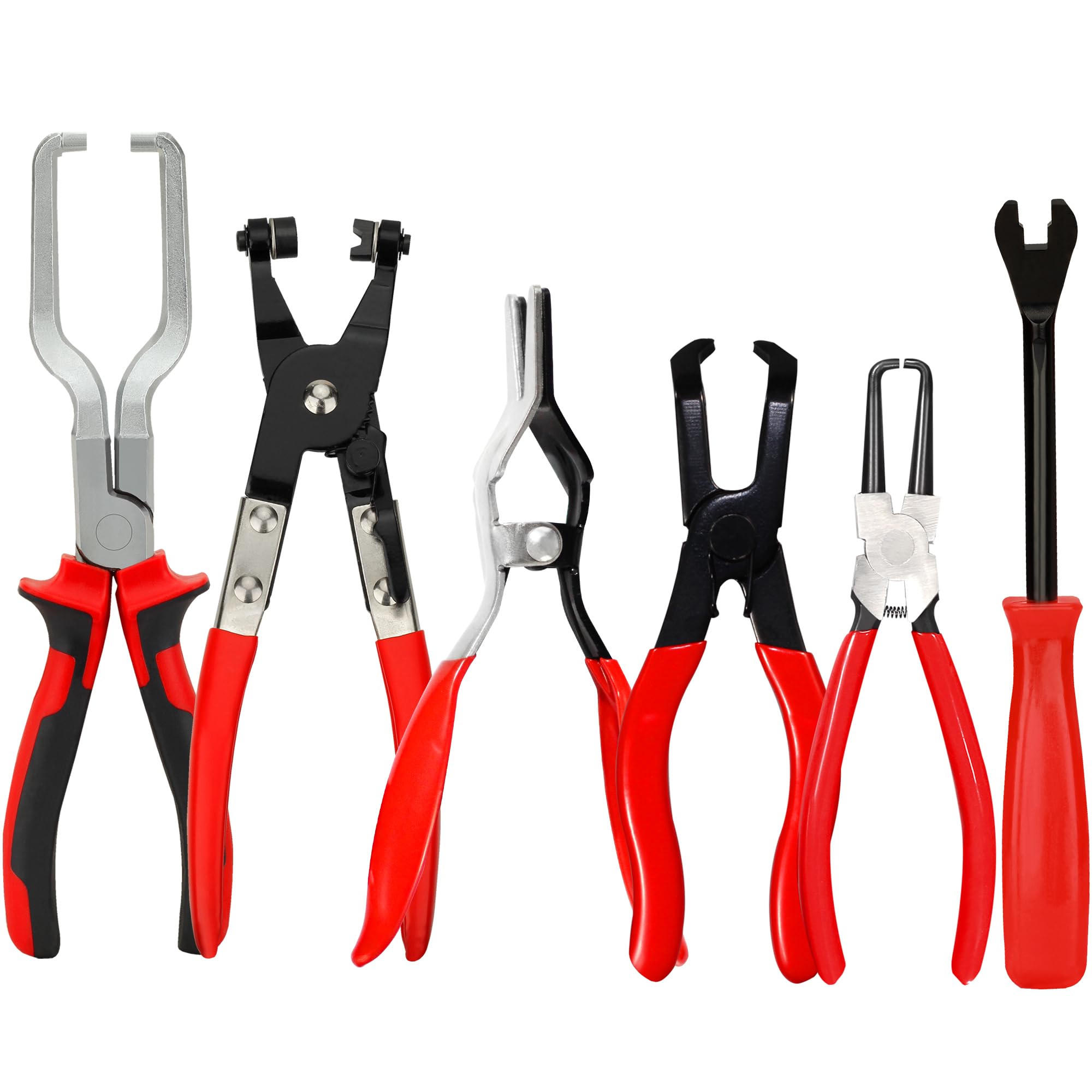 AutoWanderer 6 PCS Fuel Line Disconnect Pliers Set