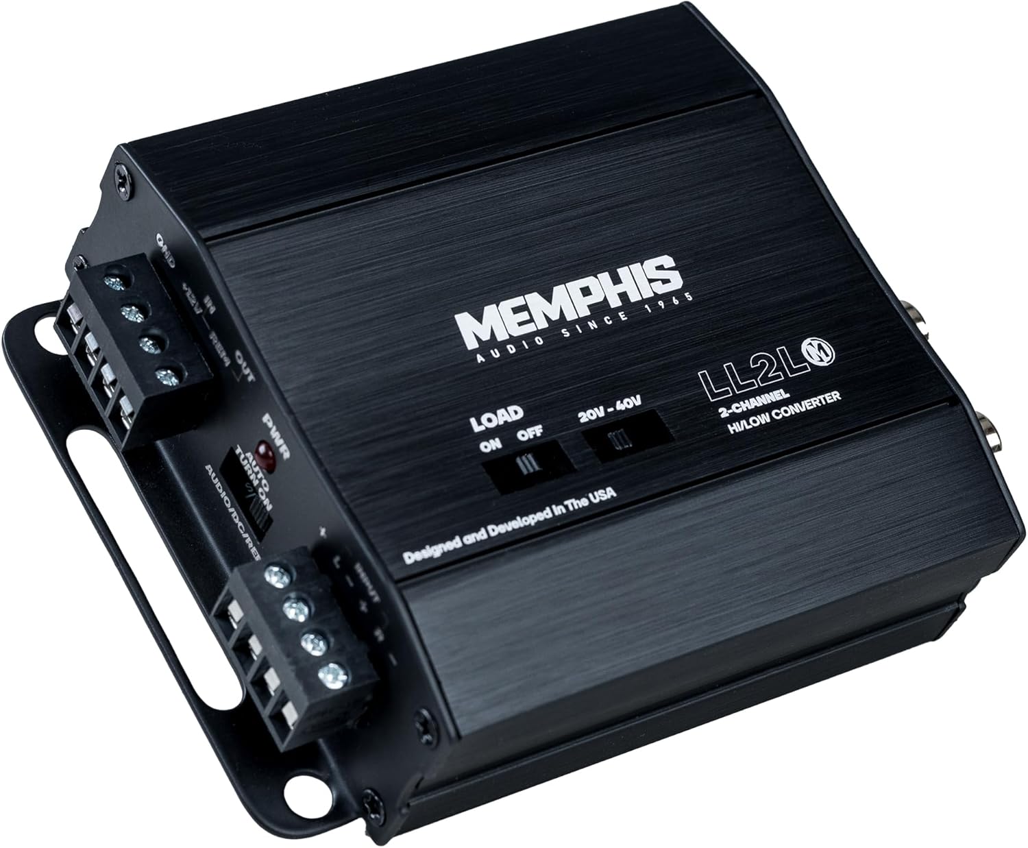 Memphis Audio 8GKIT 8-Gauge Amp Install Kit -AFS Fuse Holder and LL2L 2 CH Line Out Converter