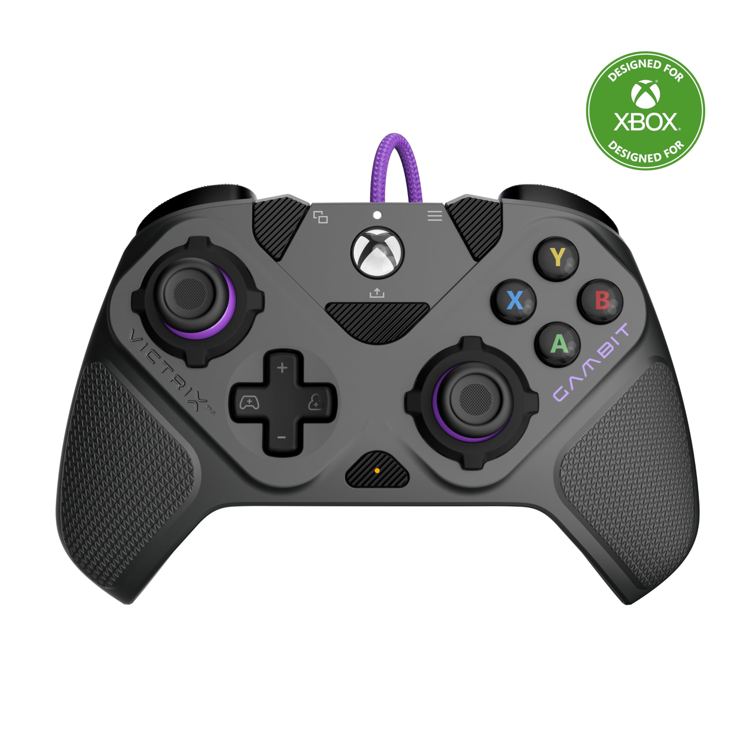 Turtle Beach Victrix Gambit Prime Wired Tournament Controller for Xbox Series X or S, Xbox One and Windows PC - Officially Licensed by Xbox, Swappable Thumbsticks, Remappable Buttons