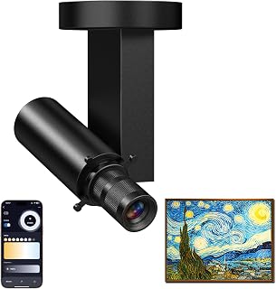 Glendan LED Picture Light: Adjustable Aperture with Zoomable Projection — 2700–6500K High CRI Flicker-Free Smart Control — Perfect Art Light for Artwork in Museums and Galleries