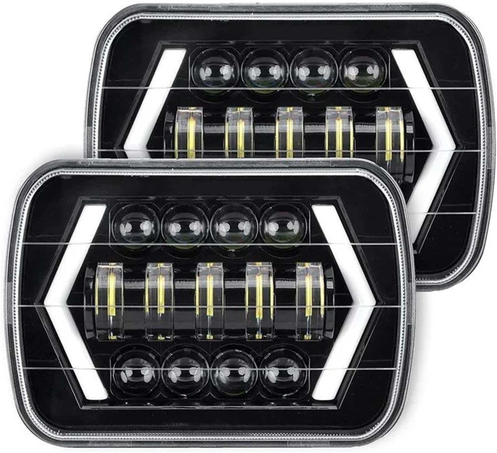 Faros LED de coche 6000K para mejorar visibilidad en Nissan 240S 8