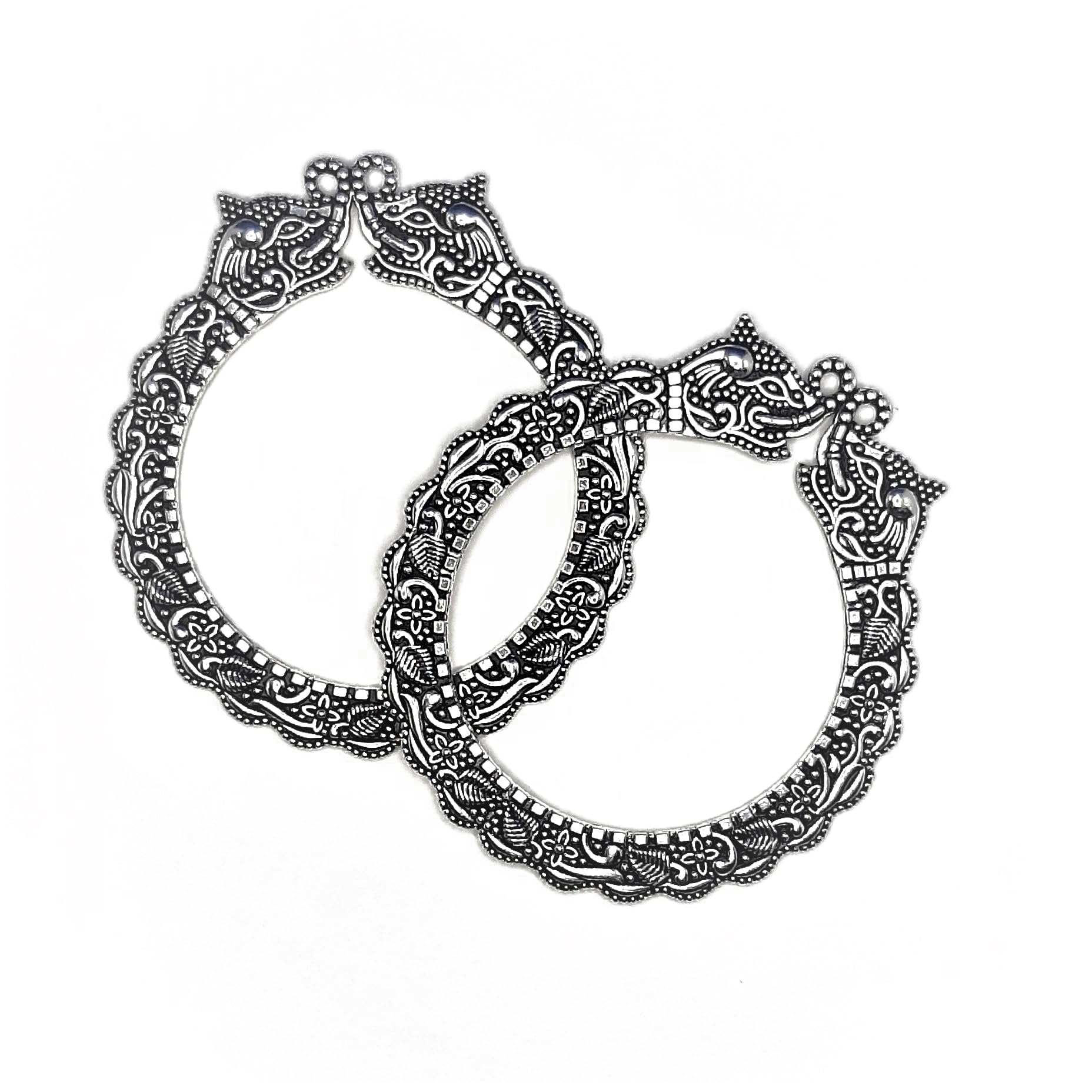 See full amazon price history chart for Privaanshi German Silver Oxidised Elephant Bangles Kada Set For Women and Girls, bangles/ 2pc Privaanshi German Silver Oxidised Elephant Bangles Kada Set For Women and Girls, bangles/ 2pc (B0CJ92BY6S) Amazon Price History, Amazon Price Tracker
