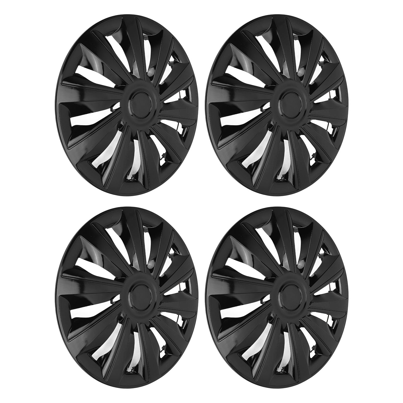 4 Pcs 15 Pulgadas Tapacubos para Ruedas Ajuste Universal Acero