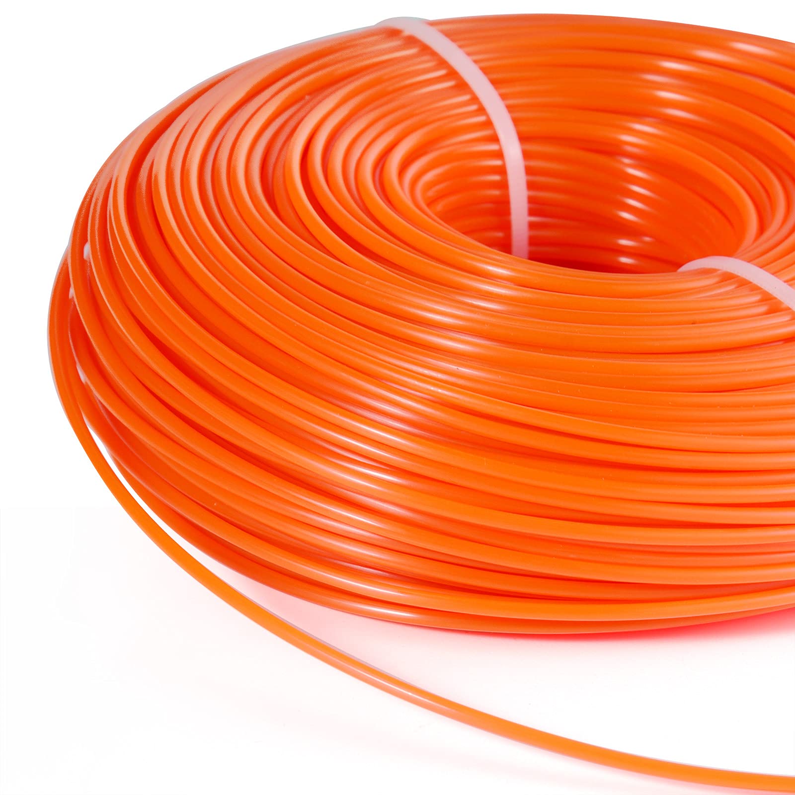 CHRORINE Hilo desbrozadora Nylon Redonda 2,4 mm x 100m, Hilo para desbrozadora de jardín