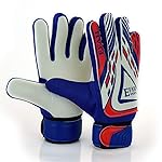 EFAH SPORTS Soccer Goalie Goalkeeper Gloves for Kids Boys Children Football Gloves with Strong Grips