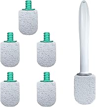 Scettar Pietra Pomice per WC, 6 Pezzi Pietra Pomice Naturale Pulizia con Manico, Pomice a Testa Tonda Può Essere Utilizzato per Pulire Le Macchie in Bagni, Toilette, Lavello, Cucine e Piscine
