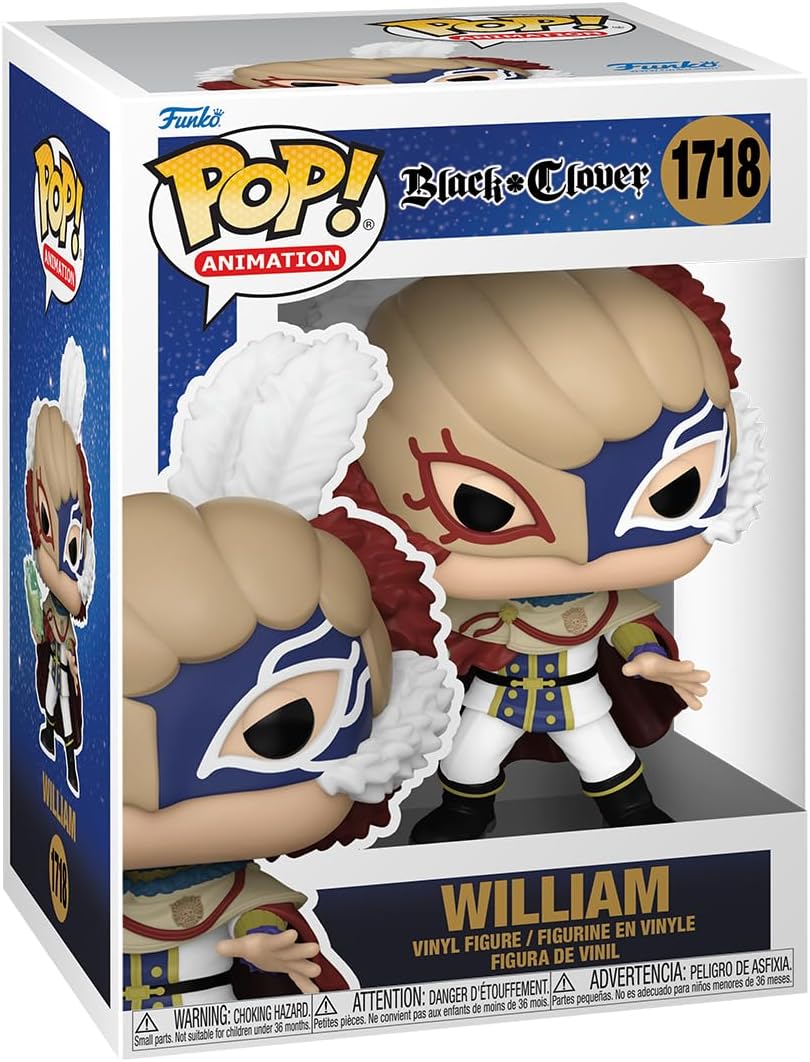Funko POP! Animation: Black Clover - William Vangeance - Collectable Vinyl Figure - Gift Idea - Official Merchandise - for Kids & Adults - Anime Fans - Model Figure for Collectors and Display