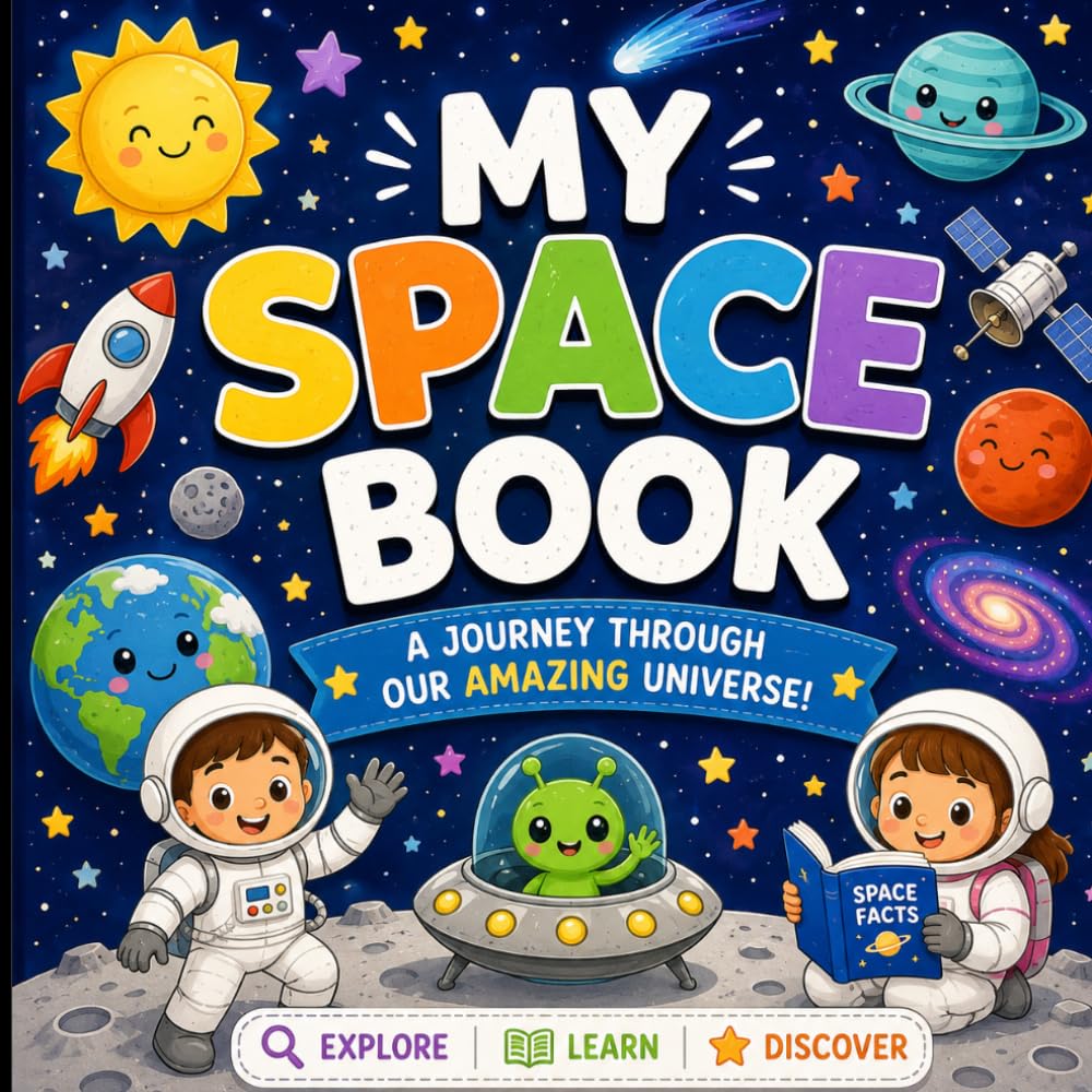 My Space Coloring Book: Explore Space One Coloring Page at a Time