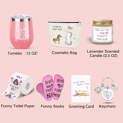 Miniatura 8 de AWDK Regalos de cumpleaños 50 para mujeres, regalos fabulosos de cumpleaños 50, decoración de cumpleaños 50 para mujeres, regalos de cumpleaños para