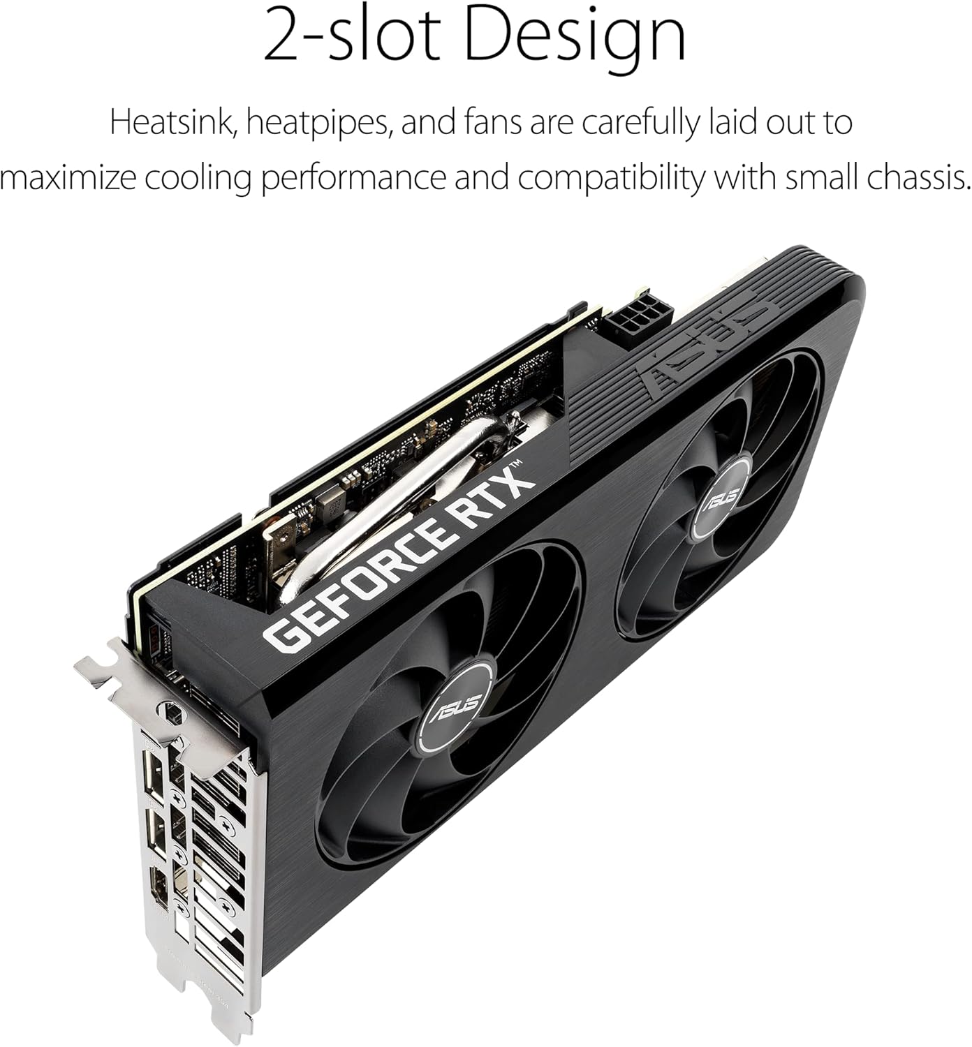 ASUS DUAL RTX 3070 SI Edition Scheda Grafica, 8GB GDDR6, PCIe 4.0, HDMI 2.1, DisplayPort 1.4a, Ventole Axial Tech, Piastra Posteriore Protettiva, PSU Consigliata 750W, GPU Tweak II, LHR, Nero ASUS DUAL RTX 3070 SI Edition Scheda Grafica, 8GB GDDR6, PCIe 4.0, HDMI 2.1, DisplayPort 1.4a, Ventole Axial Tech, Piastra Posteriore Protettiva, PSU Consigliata 750W, GPU Tweak II, LHR, Nero