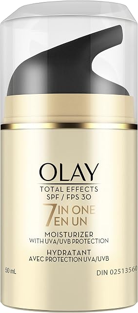 Olay Total Effects 7-In-One Anti-Aging Face Moisturizer with Vitamin B3, Niacinamide and Sunscreen SPF 30, 50ml