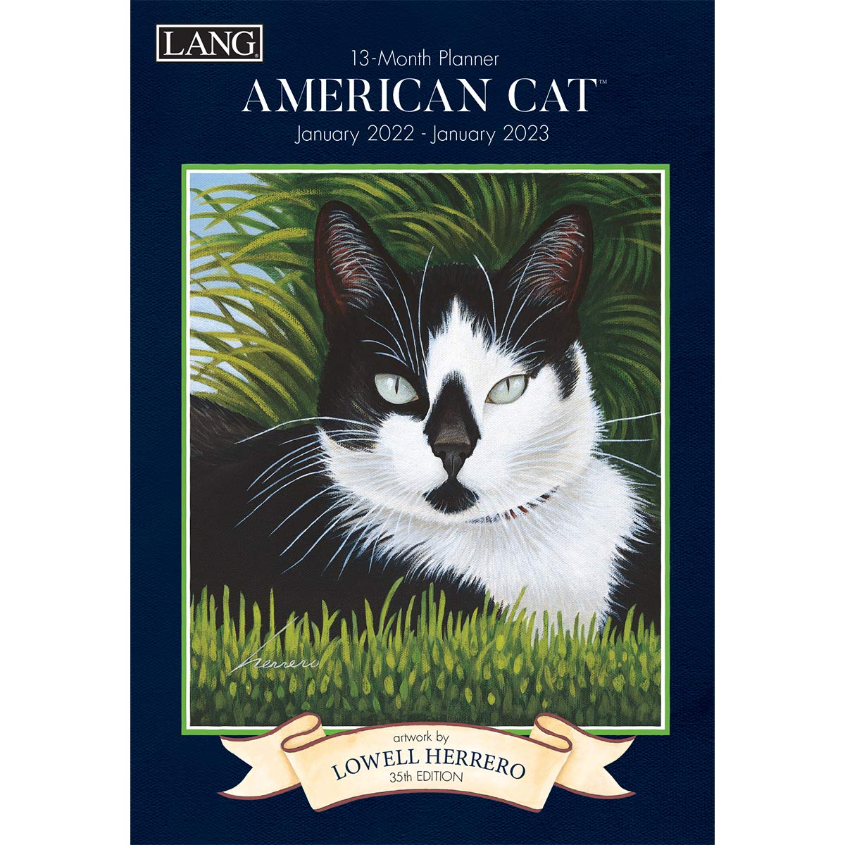 LANG American Cat Calendar By Lowell Herrero - View #13