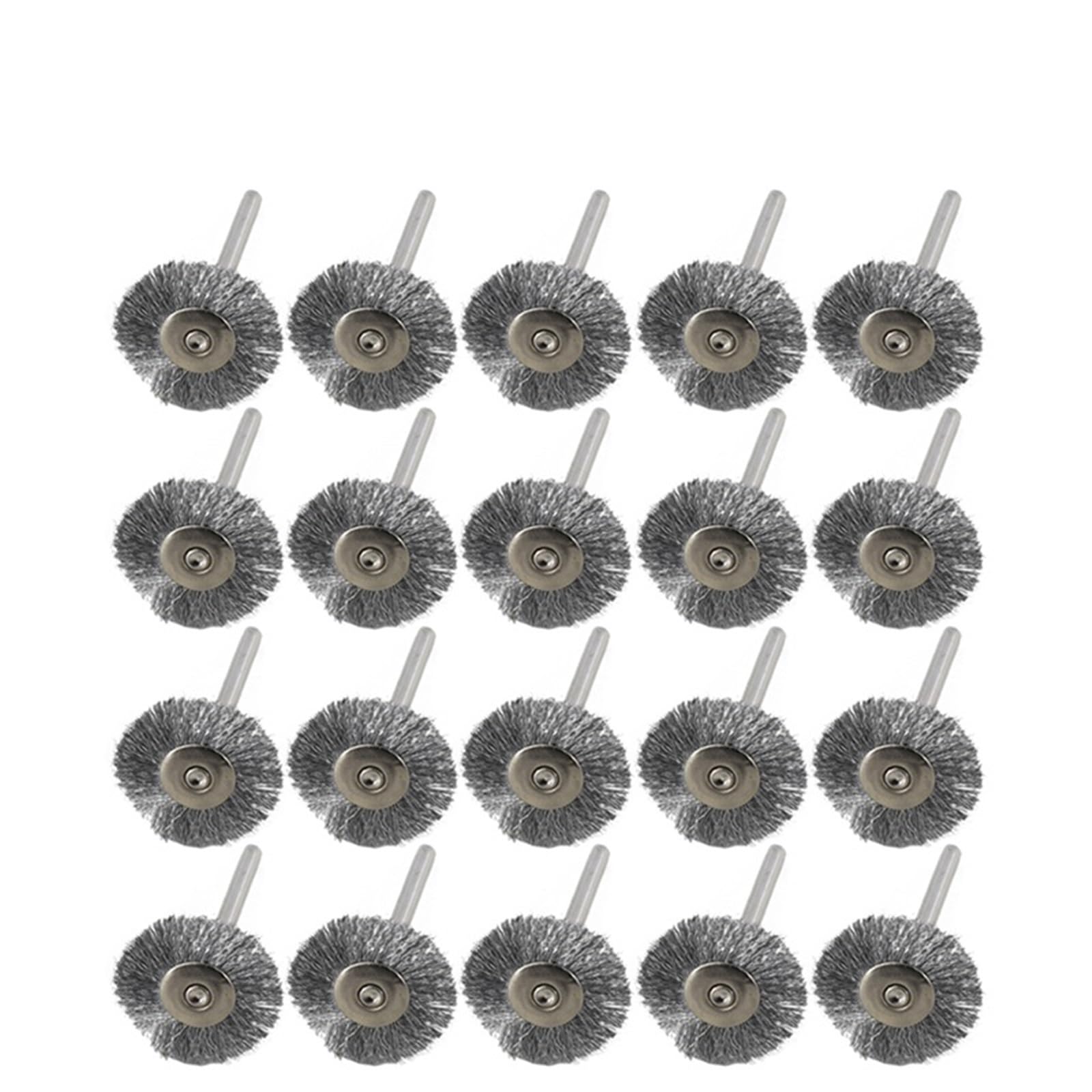 Nasadki szczotkowe do wiertarek, Tarcza ścierna wielokolorowa stal nierdzewna 22mm 10/20 szt. Szlif wiertarski(20pcs 22mm-black)