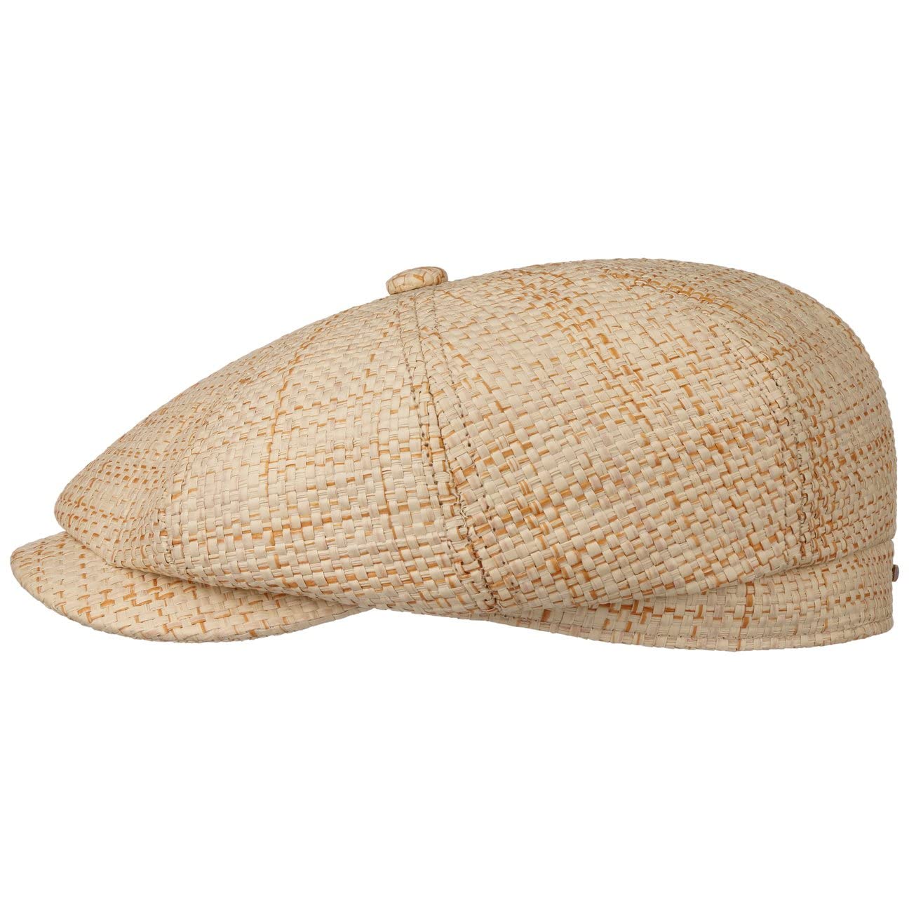 Stetson Gorra Hatteras New Toyo Hombre - de Paja Newsboy con Visera Primavera/Verano