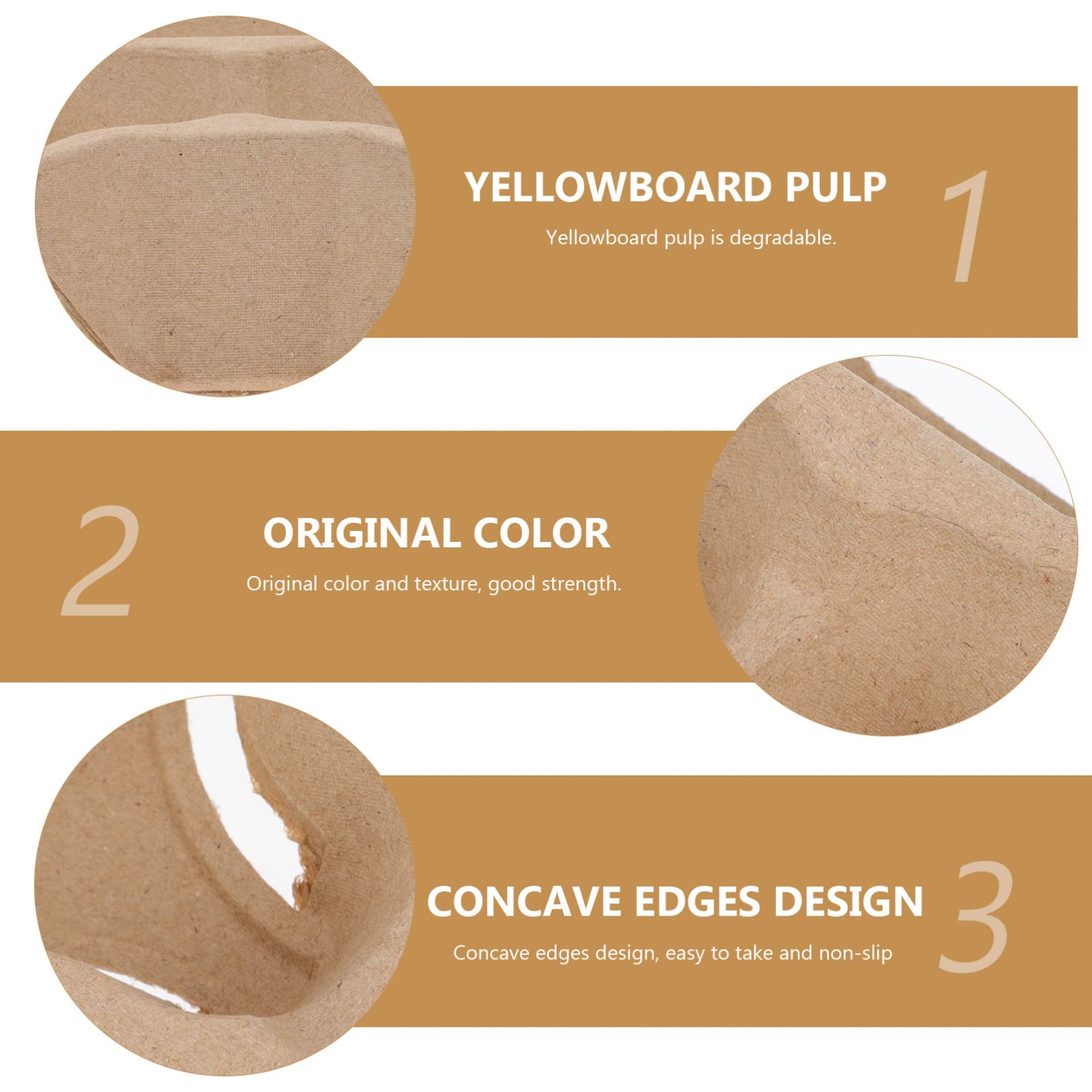 OUNONA 20pcs Takeout Beverage Carrier Four Cup Tray for Hot Drinks Tea and More for Office School Parties and Picnics Convenient and Secure Paper Cup Holders