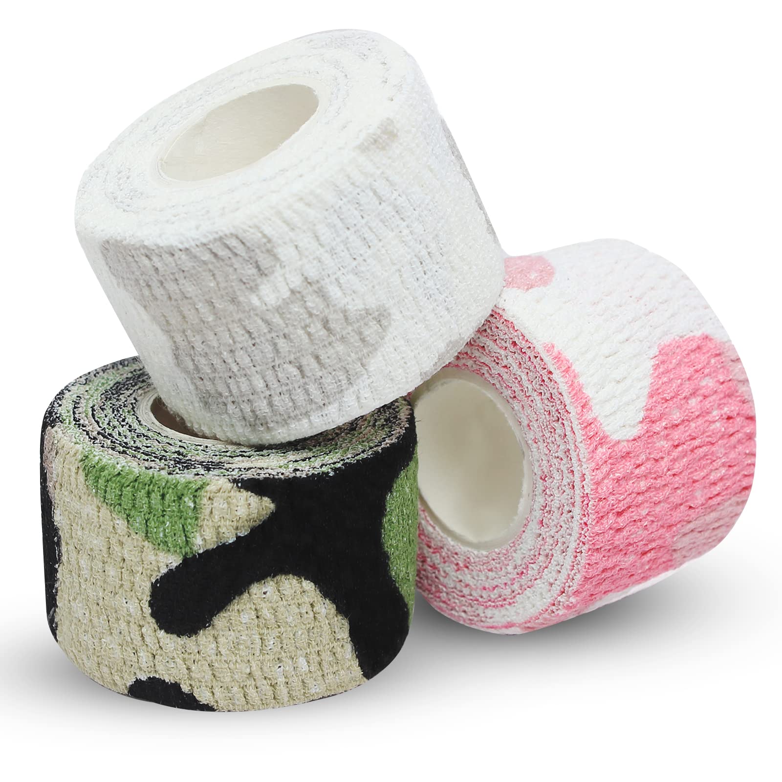 Bear Grips Weightlifting Thumb Tape - Home Gym Equipment Hook Grip Tape for Wrist, and Finger Protection - Self Adhesive Athletic Tape for Weightlifting, Powerlifting, Cross Trainers (Camo Set)