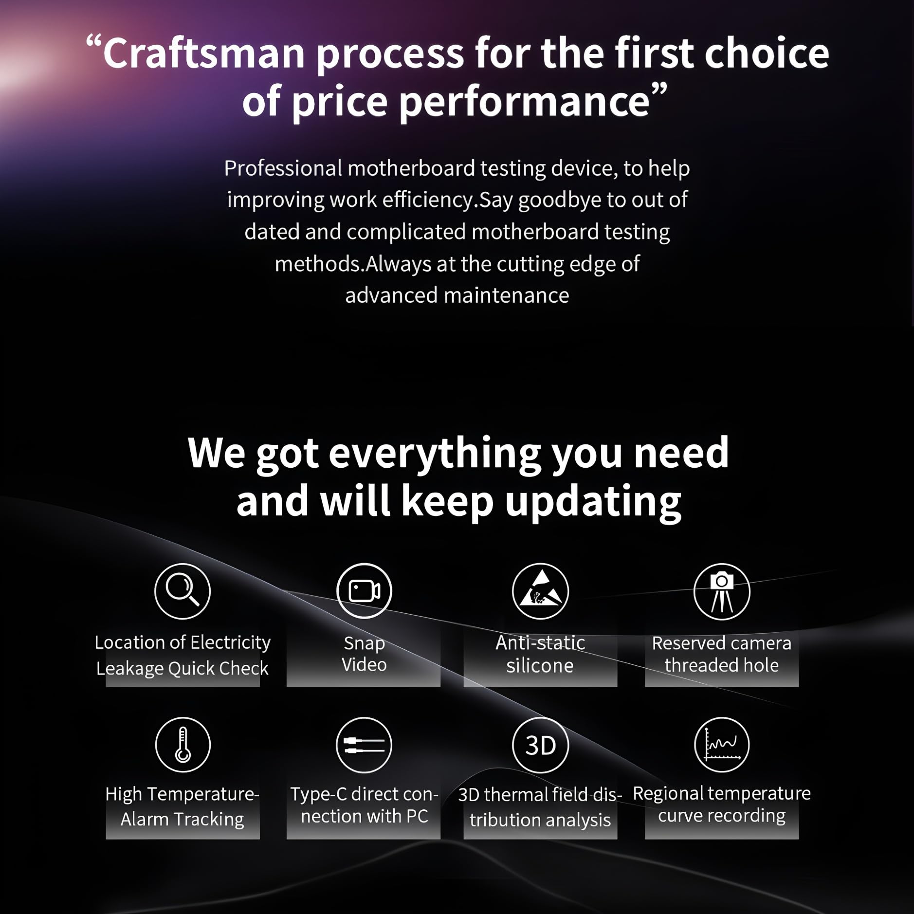Qianli Super Cam Y Pro 3D Wärmebildanalysator – 256×192 VOx-Detektor, 0–120°C Vollrahmen-Temperaturmessung & PC-Software für PCB-Fehlerdiagnose