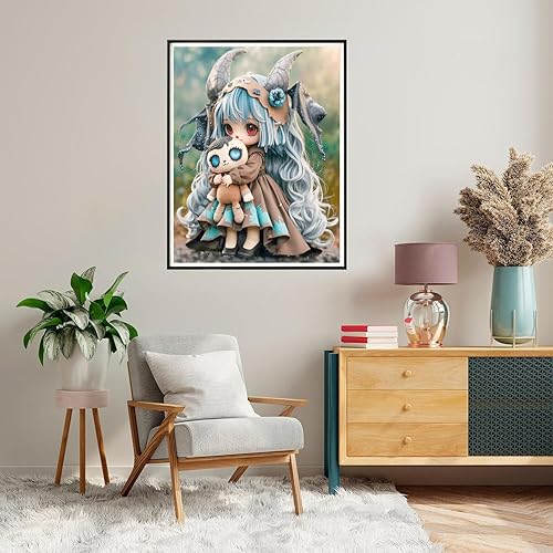 Miniatura 4 de nekpiahu Kits de pintura de diamantes góticos para adultos, kits de pintura de diamantes góticos para principiantes, puntos de diamante de