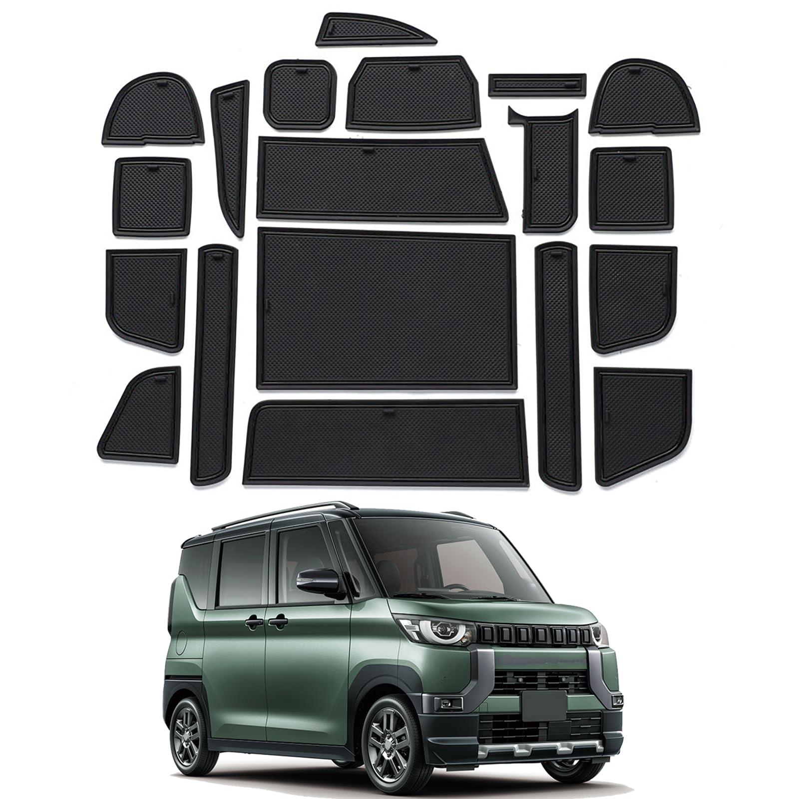 Alfombrillas Mitsubishi Delica Mini 2023 interior personalizado premium