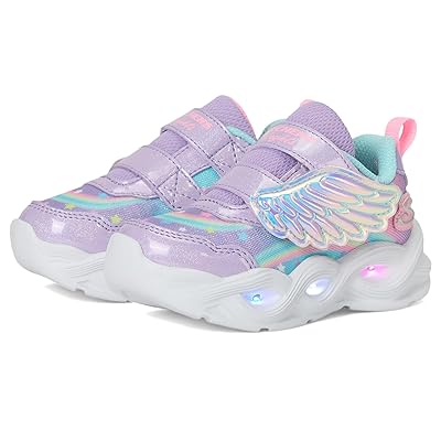 SKECHERS KIDS Twisty Glow Wing Whisper 303718N (Toddler) Girls Shoes Lavender/Multi