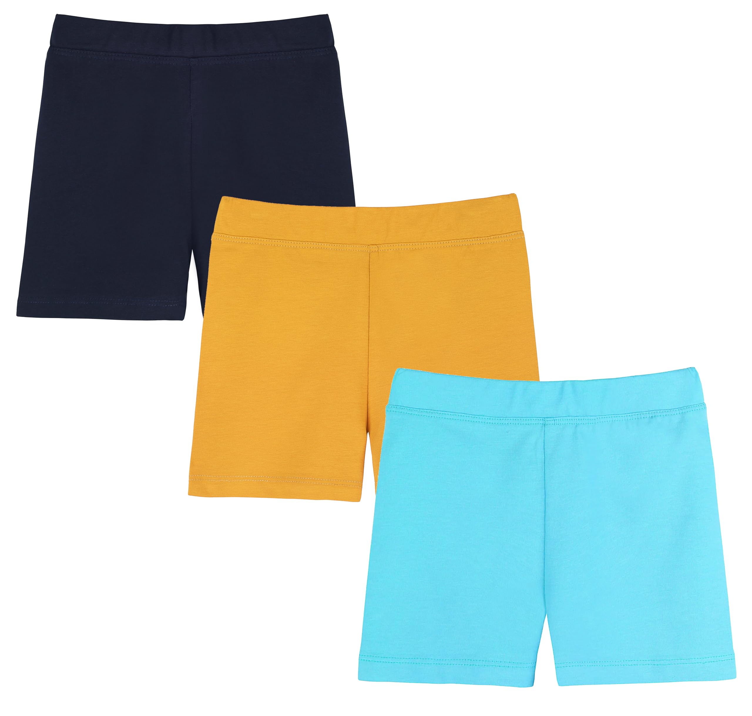 Lilax Girls' Basic Solid Soft Dance Short for Gymnastics or Under Skirts