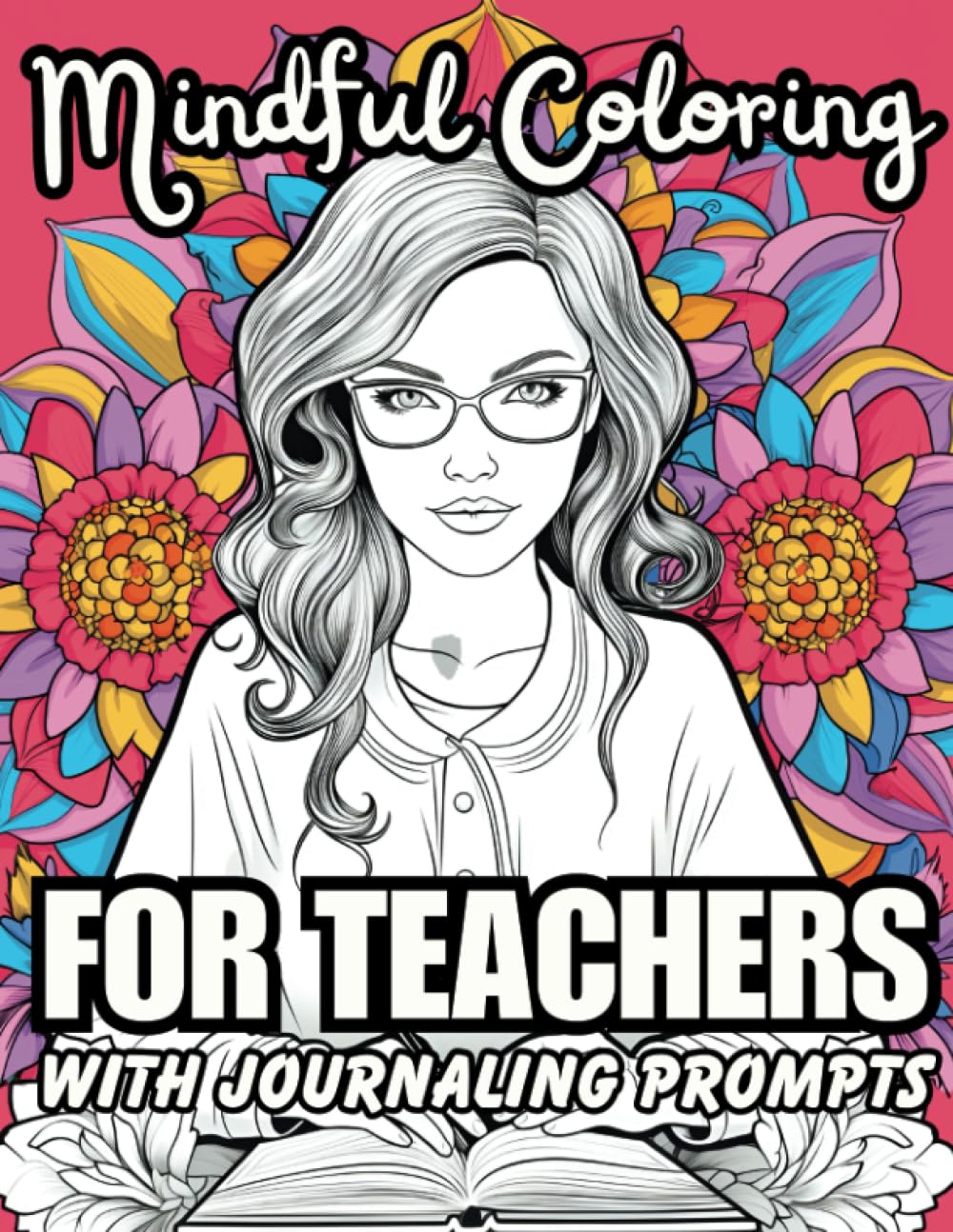 Mindful Coloring for Teachers with Journaling Prompts: Stress Relief for Educators