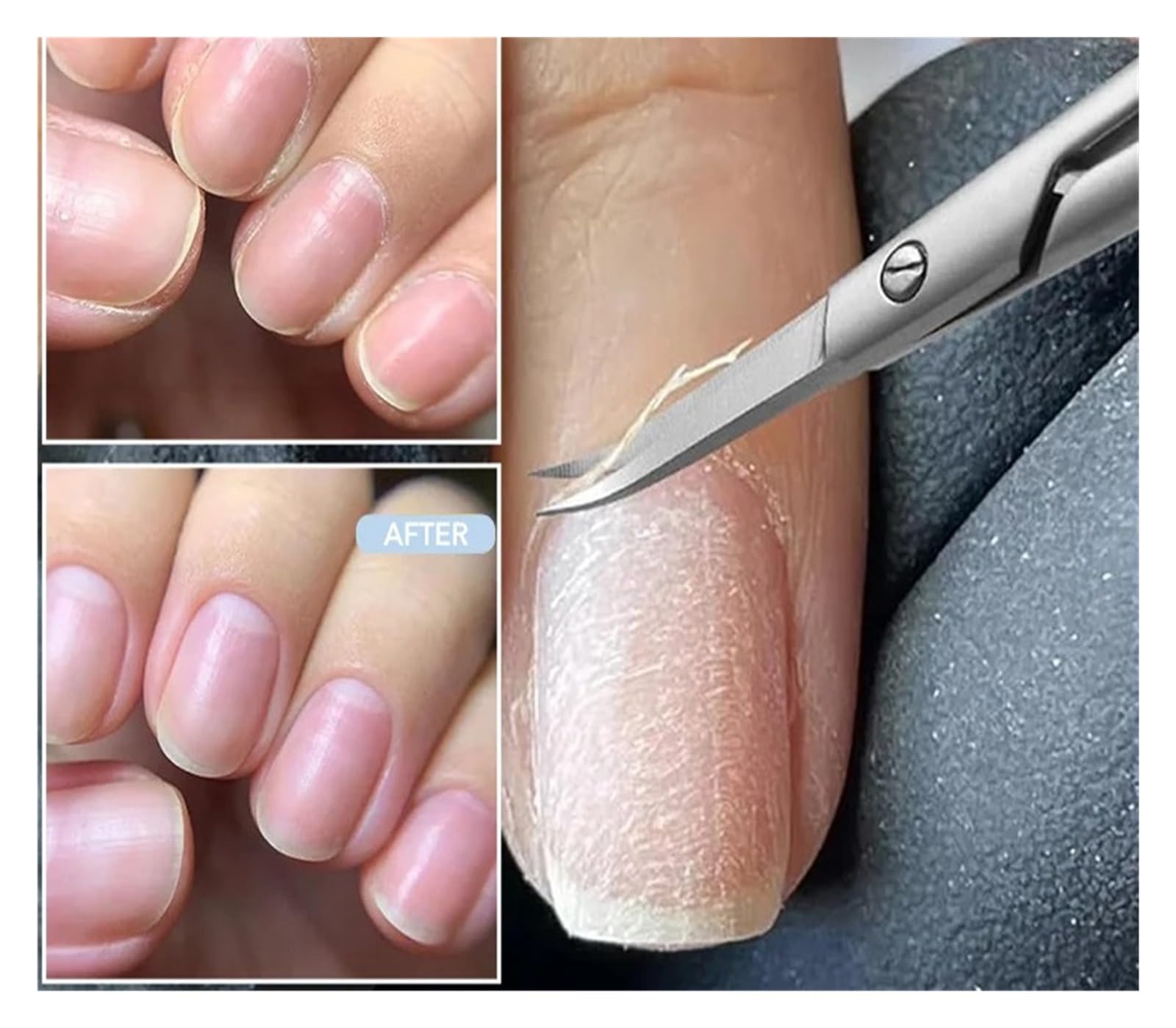 1 Stück Nagelhautschere, scharfe, präzise, ​​Gebogene Spitze, Nagelschere for abgestorbene Haut und Niednägel, professioneller Nagelhautschneider