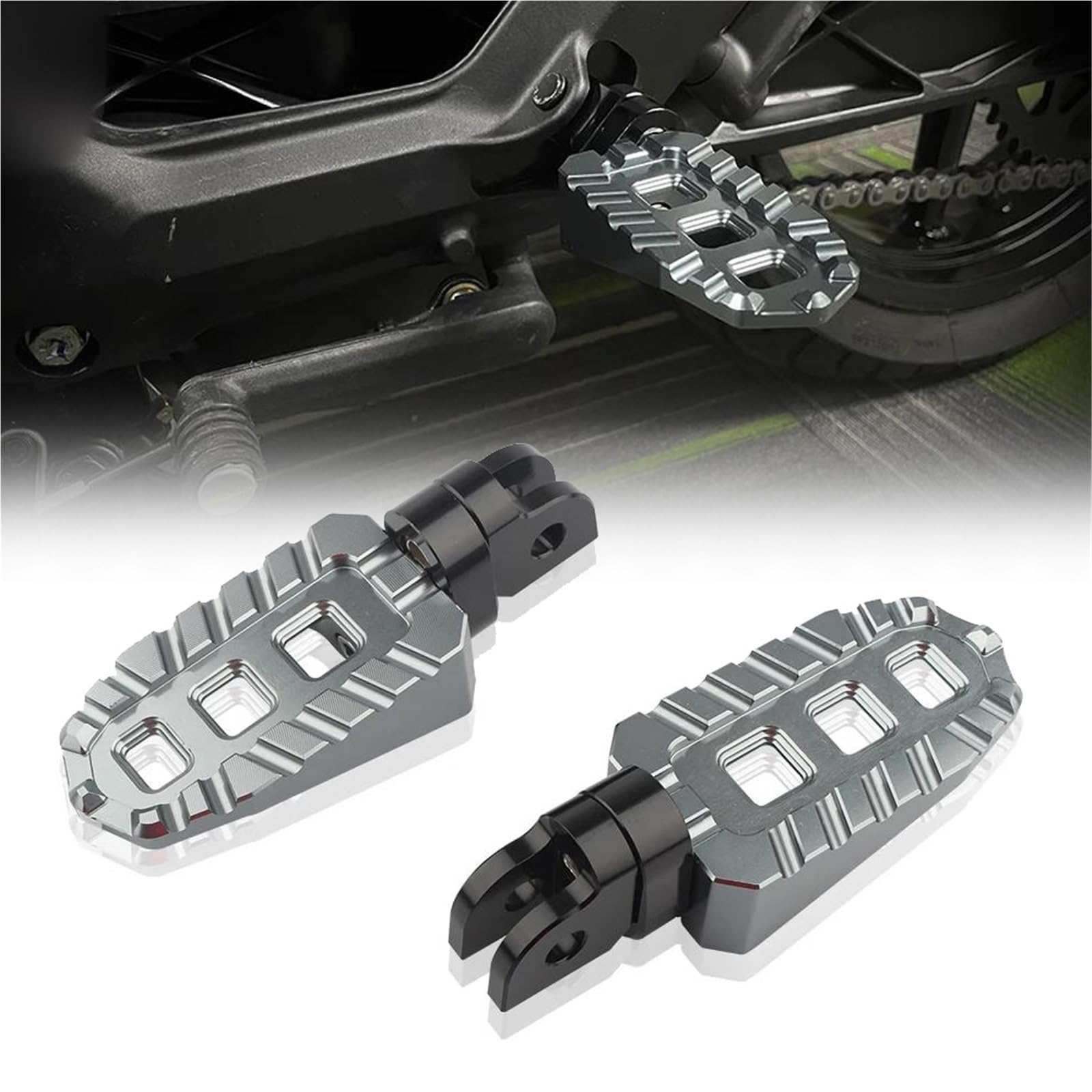 Repose-pieds avant de moto Kawasaki 1400GTR et ZRX1200 cale-pied conducteur