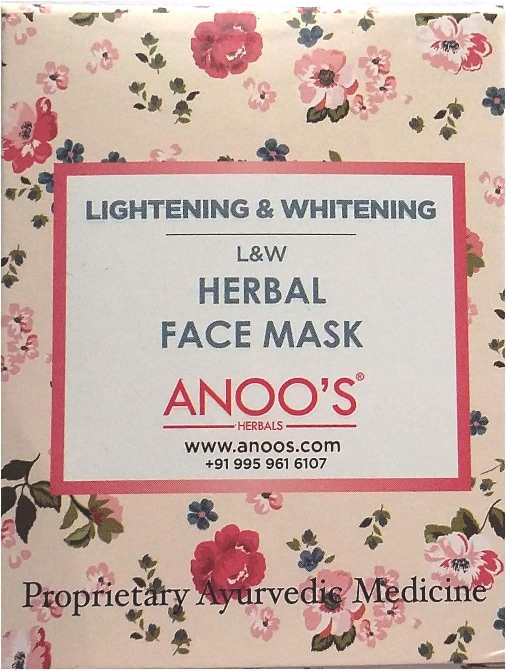 Anoos L&W Face Mask_40G Pack