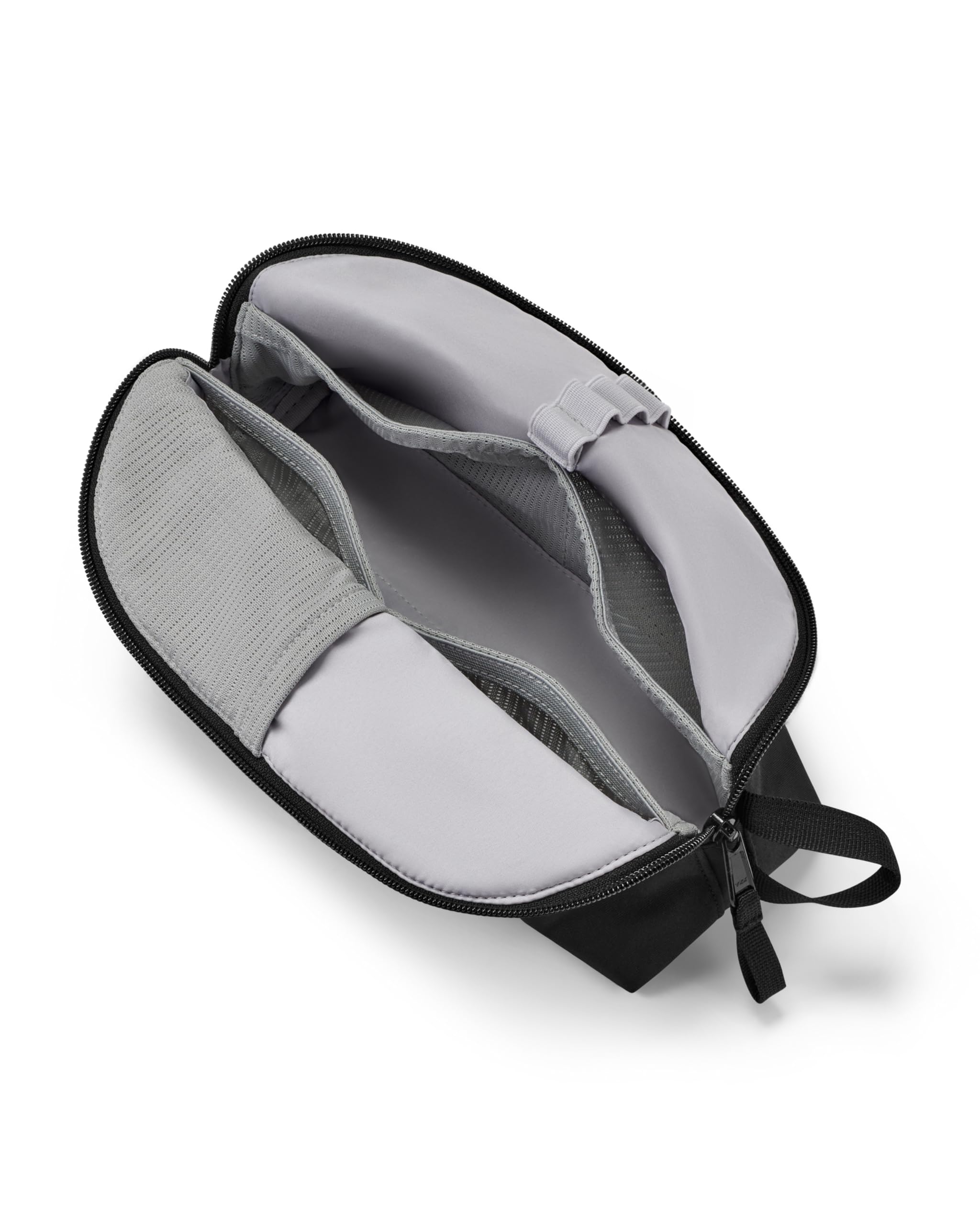 Larkson Trousse de Toilette Hommes & Femmes Noir - Tilda - Sac de Toilette Élégante à Poser - Petite Format pour Voyages, Camping, Piscine - 4