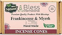 Vista 156 de Bless International Cedro 100% natural - Conos de incienso hechos a mano, sumergidos a mano, orgánicos, sin productos químicos para purificación
