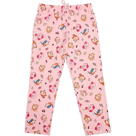 Kirby Pink Adult Women's Sleep Pants: Ultimate Comfort for Kirby Enthusiasts