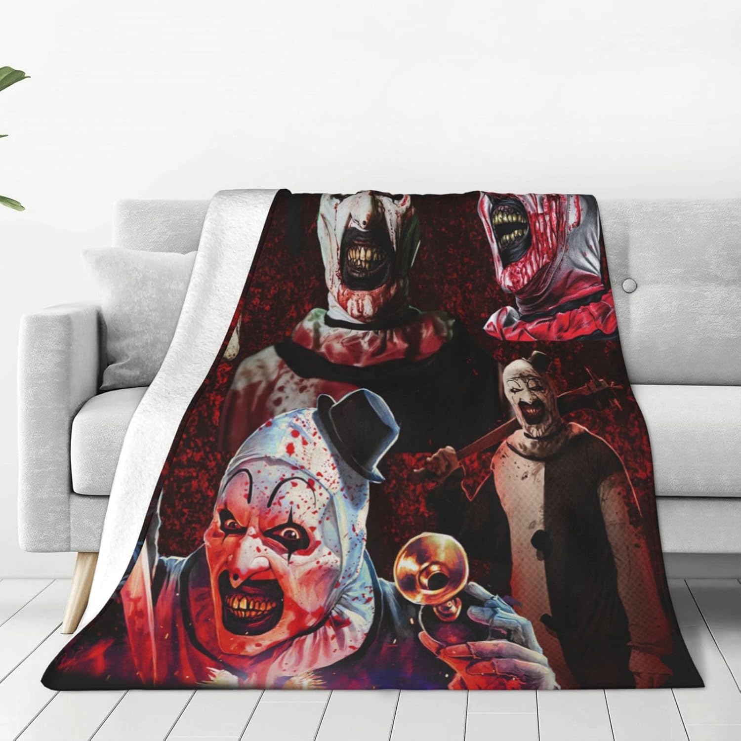 Terrifier Manta de microforro polar ultrasuave para niños