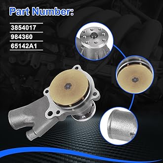 BLPextrm Raw Sea Water Pump Fits for Volvo Penta OMC GM Sierra 2.5L 3.0L 4.0L, for MerCruiser 2.5L 4.0L Marine Circulating Water Pump -Replace 65142A1, 3854017, 984360