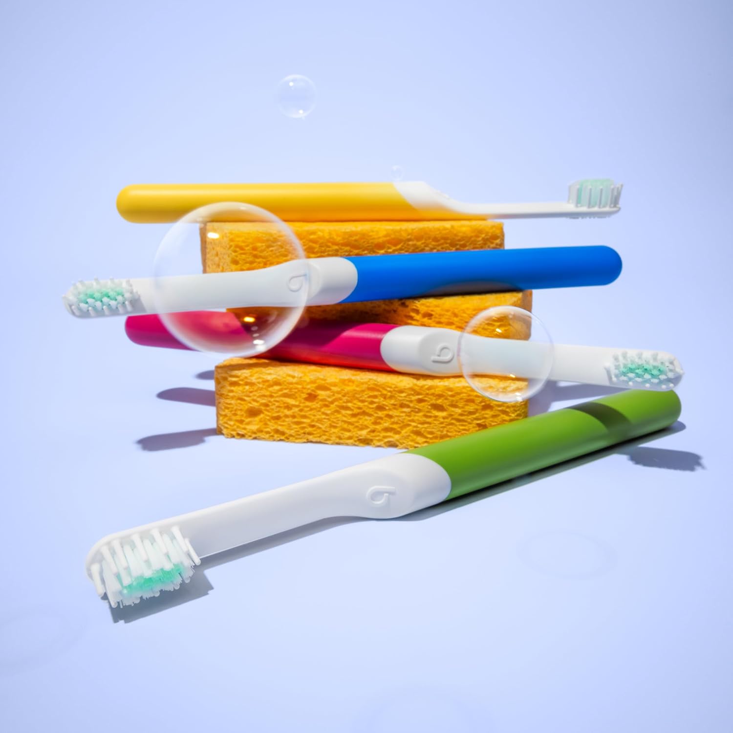 Quip Sonic Toothbrush for Kids with Timer - Includes Extra Brush Head and Travel Cover Mount - Electric, Soft Bristle Refill Head, Plastic Handle, 3 Month Battery Life, Yellow