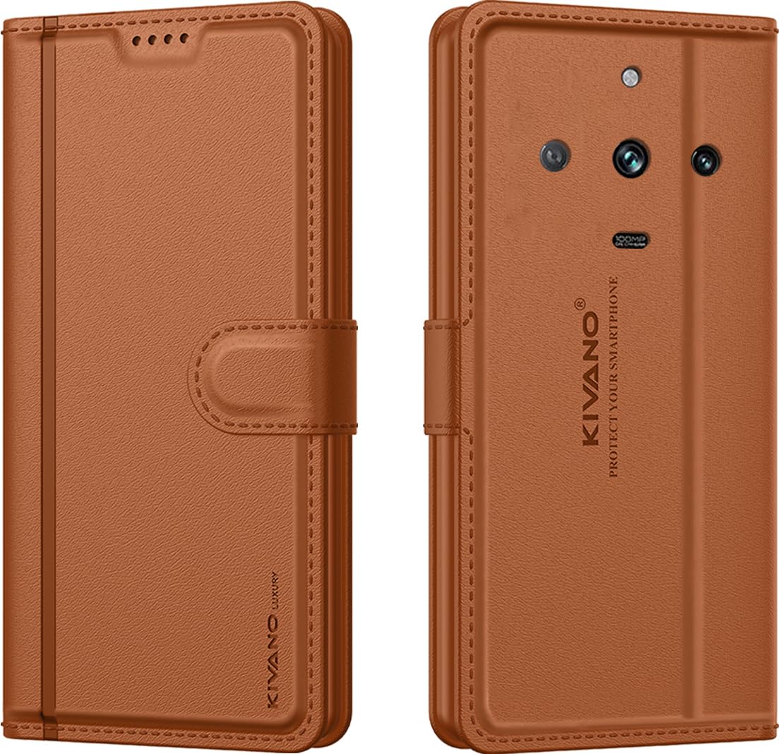 KIVANO LUXE® Compatible with Realme Narzo 60 Pro 5G / Realme 11 Pro 5G / Realme 11 Pro Plus 5G Artisanal Leather Wallet with Card Holder for Men Women, Magnetic Flip Cover with Stand (B0CK5R18G1) Amazon Price History, Amazon Price Tracker