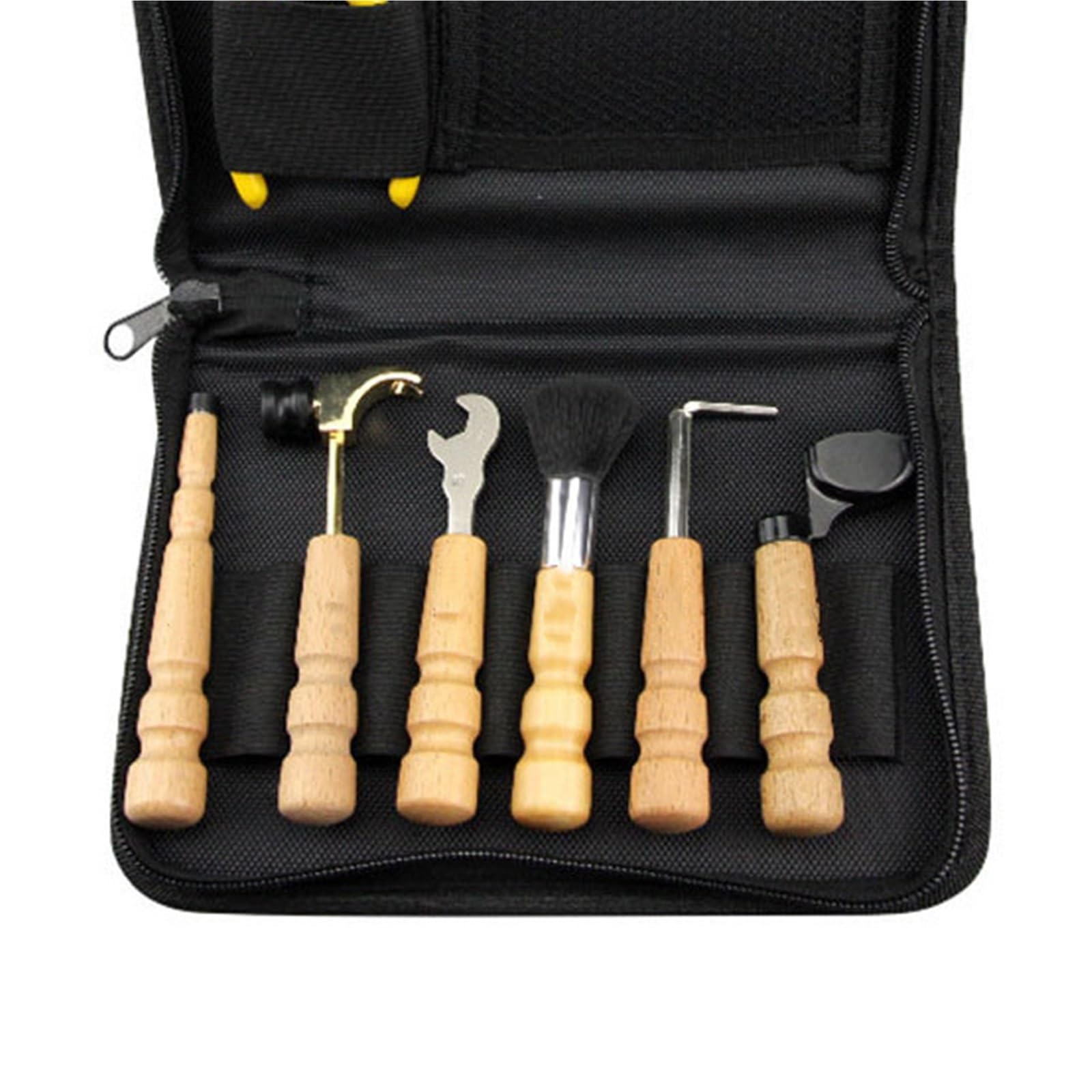 herramientas de reparación de guitarras Kit De Herramientas Reparación Y Mantenimiento Guitarras Que Incluye Una Llave Hexagonal Para Cambiar Cuerdas Afinar