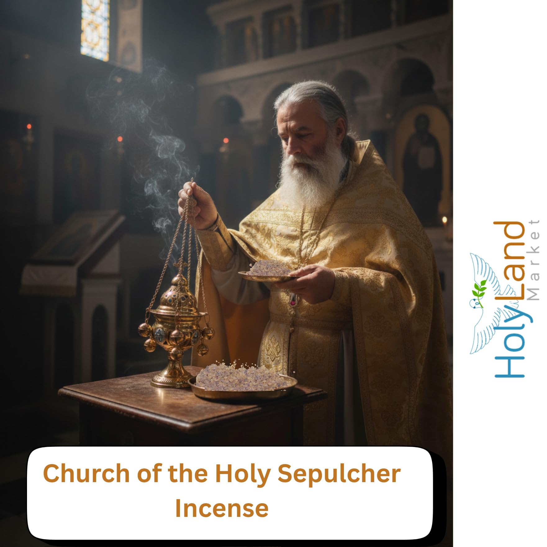 Mix Kirche Räucherstäbchen aus Dem Heiligen Land – One Pound (Weihrauch und Myrrhe)